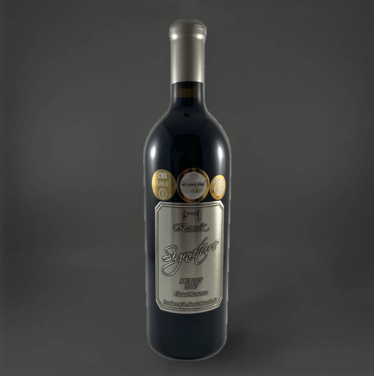 Merlot Premiumwein Mazedonien Kamnik Signature